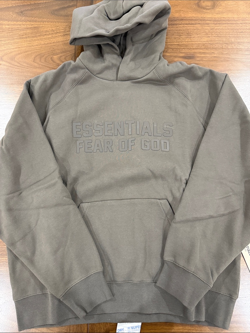 Essentials off black hoodie